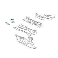 OEM 2006 Chevrolet Impala Cabin Air Filter Diagram - 84557894