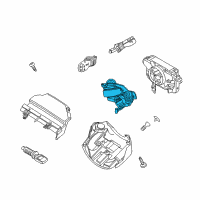 OEM Saturn Astra Housing, Steering Column Diagram - 93181315