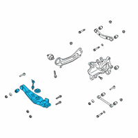 OEM 2020 Hyundai Santa Fe Arm Complete-RR LWR, RH Diagram - 55211-S1051