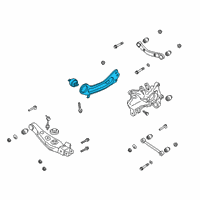 OEM 2019 Hyundai Santa Fe Arm Assembly-RR Trailing Arm, LH Diagram - 55270-S1000