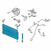 OEM 2016 Honda Odyssey Condenser Assy. Diagram - 80110-TK8-A02