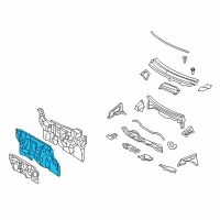 OEM 2013 Scion xD Dash Panel Diagram - 55101-52500