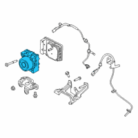 OEM 2018 Lincoln MKX ABS Control Unit Diagram - F2GZ-2C215-B