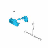 OEM 2001 Lexus IS300 Lamp Assy, Rear Side Marker, RH Diagram - 81750-48010