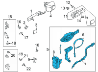 OEM 2022 Ford Bronco LATCH Diagram - M2DZ-78219A64-E