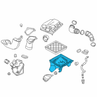 OEM 2011 Chevrolet Cruze Lower Housing Diagram - 13301777