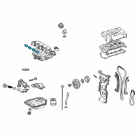 OEM 2003 Toyota RAV4 Manifold Gasket Diagram - 17177-0H020