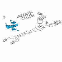 OEM 2014 Chevrolet Camaro Catalytic Converter Diagram - 22906771