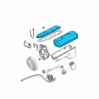 OEM Ford F-250 Super Duty Valve Cover Diagram - F6TZ-6582-BB