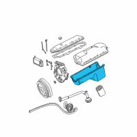 OEM 2001 Ford F-250 Super Duty Oil Pan Diagram - F7TZ-6675-BBB