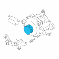 OEM 2018 Toyota 86 Pulley Diagram - SU003-00492