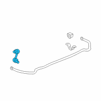 OEM 2008 Cadillac CTS Stabilizer Link Diagram - 25964514