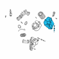 OEM 2006 Honda Element Case Assy., Air Cleaner Diagram - 17201-PZD-A00