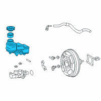 OEM 2020 Toyota Corolla Reservoir Assembly Diagram - 47220-02330