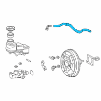 OEM Toyota Corolla Vacuum Hose Diagram - 44772-02160