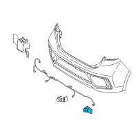 OEM 2020 Hyundai Ioniq Ultrasonic Sensor Assembly-FBWS Diagram - 95720-F2000-TMY