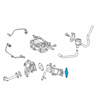 OEM Lexus Gasket, EGR Cooler Diagram - 25685-37010