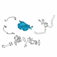 OEM 2017 Lexus CT200h Fuel Vapor Canister Diagram - 77740-76010