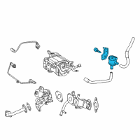 OEM Lexus CT200h Valve Assy, Vacuum Switching Diagram - 25860-37020