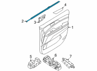 OEM 2022 Kia Carnival W/STRIP-Fr Dr Belt I Diagram - 82231R0000