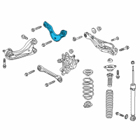 OEM 2018 Honda Civic Upper Arm Complete, Rear Diagram - 52510-TBA-A00