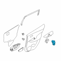 OEM Nissan Switch Assy-Door Diagram - 25360-1HA0B