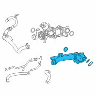 OEM 2018 Infiniti Q60 Thermostat Diagram - 21200-HG00J