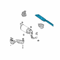 OEM 2003 Toyota MR2 Spyder Heat Shield Diagram - 58329-17011