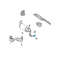 OEM 2001 Toyota MR2 Spyder Baffle Diagram - 17408-16030