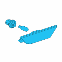 OEM Chevrolet SSR Side Marker Lamp Diagram - 10367131