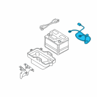 OEM Ford Escape Negative Cable Diagram - 2L8Z-14300-AA