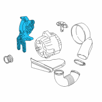 OEM BMW Supporting Bracket Diagram - 12-31-1-736-365