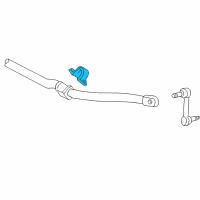 OEM 2002 Ford Thunderbird Stabilizer Bar Bracket Diagram - 1W6Z-5486-AB