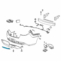 OEM 2019 Chevrolet Volt Reflector Diagram - 84132624