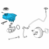 OEM GMC Acadia Master Cylinder Reservoir Diagram - 84680953