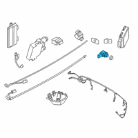 OEM BMW M5 Donington Grey Ultrasonic Sensor Diagram - 66-20-8-064-927