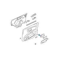 OEM 2006 Cadillac CTS Lock Switch Diagram - 19259955