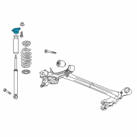 OEM 2016 Chevrolet Spark Shock Mount Diagram - 42344956