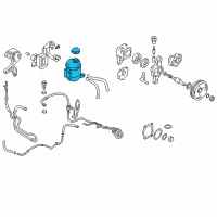 OEM 2004 Hyundai Tiburon Reservoir Assembly-Power Steering Diagram - 57150-2C000