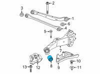 OEM 2019 BMW X1 Rubber Mounting Diagram - 33-32-6-864-237