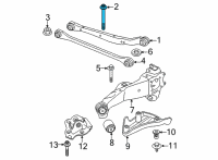 OEM 2021 BMW X1 Asa Screw With Flange Diagram - 33-32-6-858-053