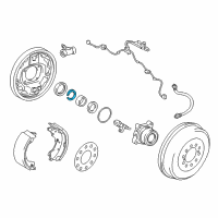 OEM 2020 Toyota 4Runner Axle Seal Snap Ring Diagram - 90520-41019