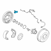 OEM 2019 Toyota Tacoma Wheel Cylinder Diagram - 47550-04030