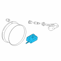 OEM Infiniti EX37 Antenna Tire Pressure Diagram - 40740-1NC2A