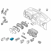 OEM 2011 Kia Sedona Switch Assembly-Seat Heater Diagram - 937604D020VA