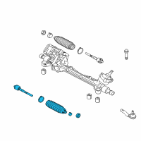 OEM 2011 Lincoln MKZ Inner Tie Rod Diagram - AE5Z-3280-A