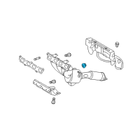 OEM Ford Muffler & Pipe Nut Diagram - -W703662-S403