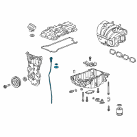 OEM 2018 Chevrolet Equinox Dipstick Diagram - 12670057