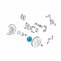 OEM 2013 Scion xD Hub Diagram - 43502-52040