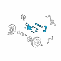 OEM 2014 Scion xD Caliper Diagram - 47730-12A10